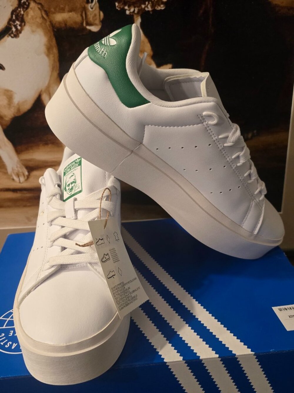 Adidas Stan Smith Bonega Womens Shoes Size 7 GY9310 LIFT PLATFORM SHOES NEW